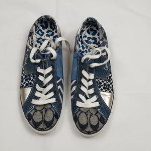 Coach Tonya patchwork sneakers size 7.5